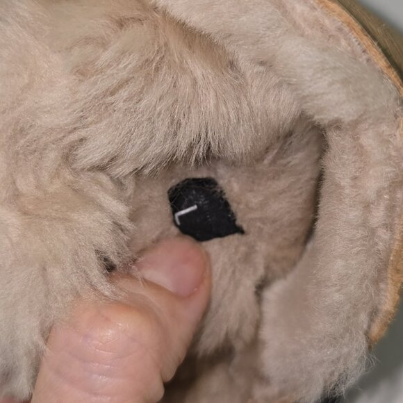 LAMO Women's Tan 100% Premium Australian Sheepskin Genuine Leather Gloves Size L - Picture 6 of 9